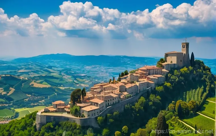 산마리노 국민 정체성 - **Prompt 2: San Marino Republic Day Celebration**
    "A vibrant and joyous scene of San Marino's Re...