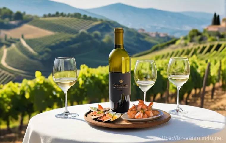 산마리노의 특산물 및 와인 - **Prompt:** A cozy, sunlit interior of a traditional San Marino family restaurant. An elderly woman,...